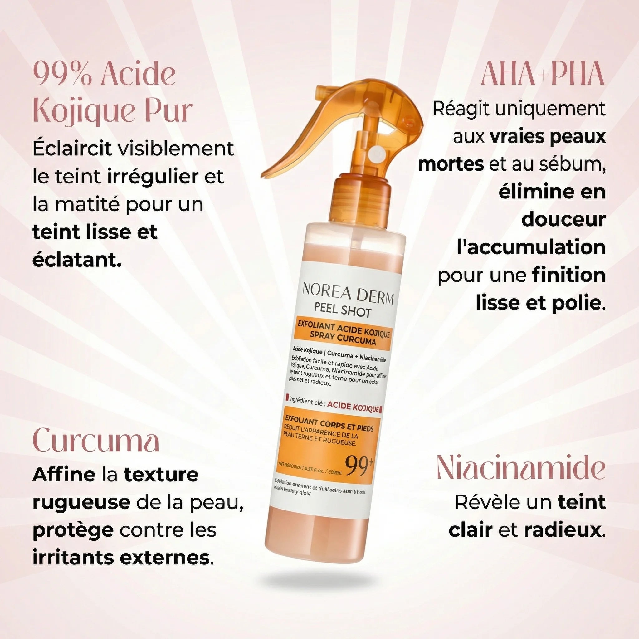 Norea Peel Shot Kojique + Curcuma