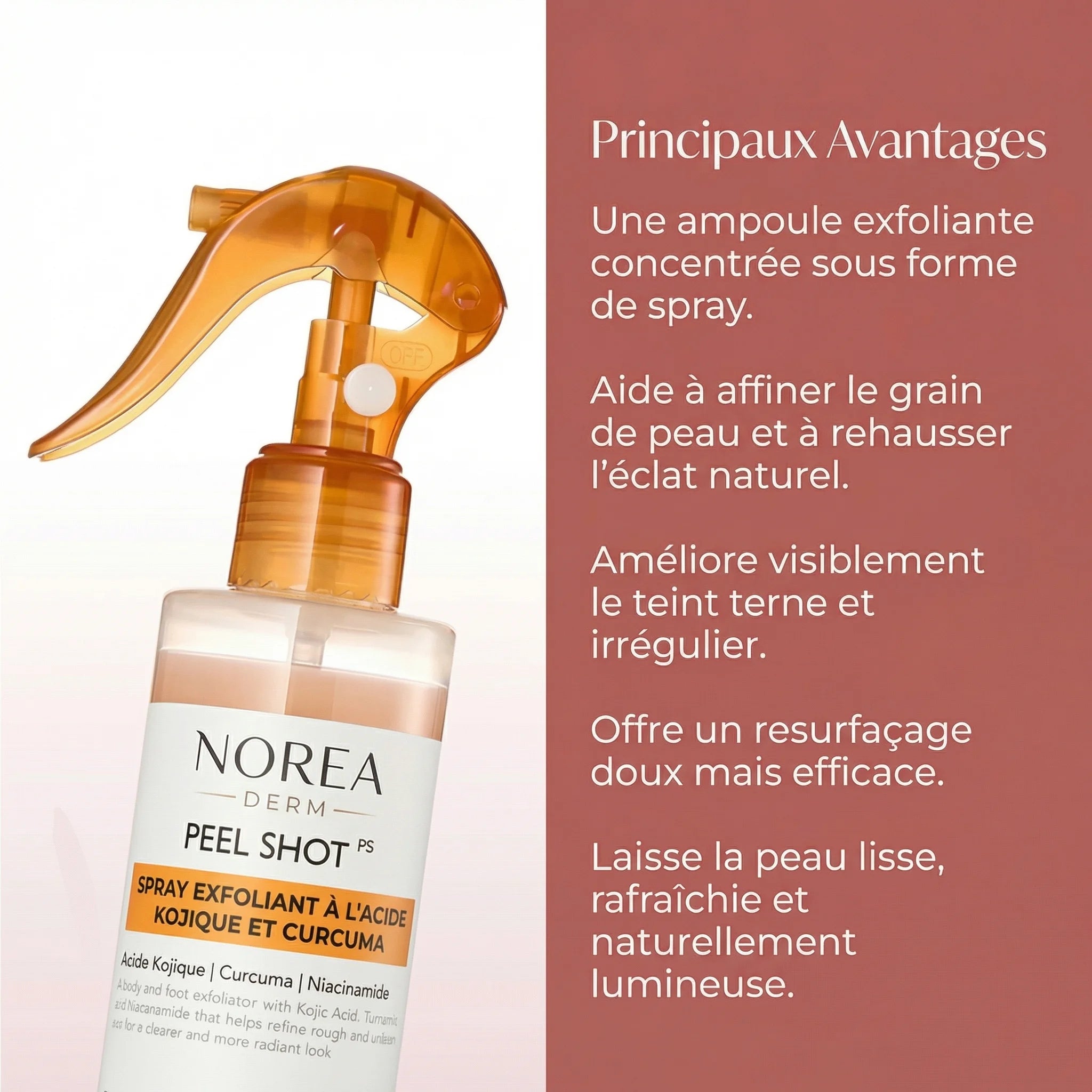 Norea Peel Shot Kojique + Curcuma